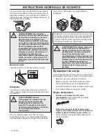 Preview for 12 page of Husqvarna 395 XP W Operator'S Manual