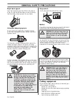 Preview for 56 page of Husqvarna 395 XP W Operator'S Manual