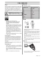 Preview for 63 page of Husqvarna 395 XP W Operator'S Manual