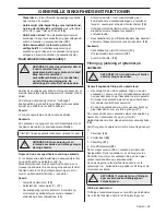 Preview for 39 page of Husqvarna 418 EL 420 EL Operator'S Manual