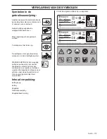 Preview for 173 page of Husqvarna 418 EL 420 EL Operator'S Manual