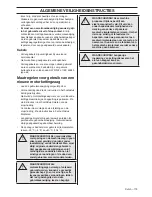 Preview for 179 page of Husqvarna 418 EL 420 EL Operator'S Manual