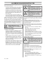 Preview for 184 page of Husqvarna 418 EL 420 EL Operator'S Manual