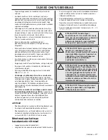 Preview for 277 page of Husqvarna 418 EL 420 EL Operator'S Manual