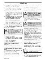 Preview for 286 page of Husqvarna 418 EL 420 EL Operator'S Manual