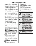 Preview for 299 page of Husqvarna 418 EL 420 EL Operator'S Manual