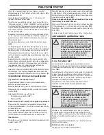 Preview for 354 page of Husqvarna 418 EL 420 EL Operator'S Manual