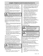 Preview for 487 page of Husqvarna 418 EL 420 EL Operator'S Manual