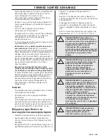 Preview for 565 page of Husqvarna 418 EL 420 EL Operator'S Manual