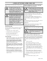 Preview for 593 page of Husqvarna 418 EL 420 EL Operator'S Manual