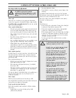 Preview for 595 page of Husqvarna 418 EL 420 EL Operator'S Manual