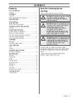 Preview for 3 page of Husqvarna 425 BVS Operator'S Manual