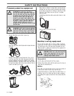 Preview for 8 page of Husqvarna 425 BVS Operator'S Manual