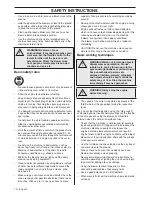 Preview for 10 page of Husqvarna 425 BVS Operator'S Manual