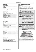 Preview for 3 page of Husqvarna 426LST Operator'S Manual