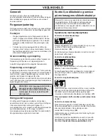 Preview for 106 page of Husqvarna 435 II Operator'S Manual