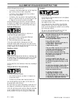 Предварительный просмотр 212 страницы Husqvarna 435 II Operator'S Manual