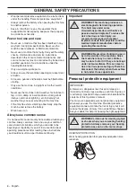 Preview for 8 page of Husqvarna 436LiB Operator'S Manual