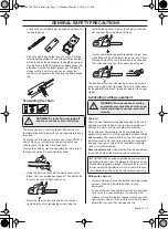 Предварительный просмотр 13 страницы Husqvarna 439 Operator'S Manual