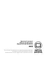 Preview for 1 page of Husqvarna 440 e-series Operator'S Manual