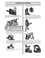 Предварительный просмотр 21 страницы Husqvarna 445e TrioBrake Operator'S Manual