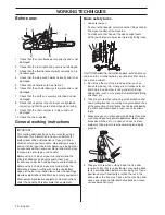 Предварительный просмотр 22 страницы Husqvarna 445e TrioBrake Operator'S Manual