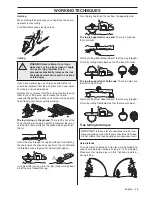 Предварительный просмотр 25 страницы Husqvarna 445e TrioBrake Operator'S Manual