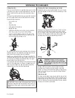 Предварительный просмотр 26 страницы Husqvarna 445e TrioBrake Operator'S Manual