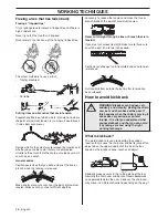 Предварительный просмотр 28 страницы Husqvarna 445e TrioBrake Operator'S Manual