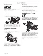 Предварительный просмотр 36 страницы Husqvarna 445e TrioBrake Operator'S Manual