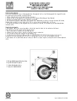 Предварительный просмотр 178 страницы Husqvarna 450 Rancher Workshop Manual