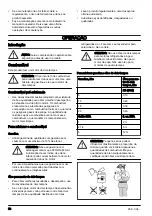 Preview for 56 page of Husqvarna 522HS75S Operator'S Manual