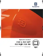 Предварительный просмотр 1 страницы Husqvarna 524 L Operator'S Manual