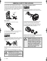 Предварительный просмотр 8 страницы Husqvarna 524 L Operator'S Manual