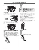 Предварительный просмотр 20 страницы Husqvarna 524R Operator'S Manual