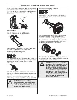 Preview for 8 page of Husqvarna 525 LS Operator'S Manual