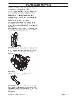 Preview for 15 page of Husqvarna 525 LS Operator'S Manual