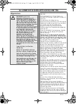 Preview for 111 page of Husqvarna 525BX Operator'S Manual