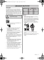 Preview for 117 page of Husqvarna 525BX Operator'S Manual