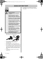 Preview for 118 page of Husqvarna 525BX Operator'S Manual