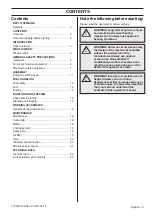 Предварительный просмотр 3 страницы Husqvarna 525HF3S Operator'S Manual