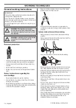 Предварительный просмотр 16 страницы Husqvarna 525HF3S Operator'S Manual