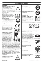 Предварительный просмотр 222 страницы Husqvarna 525HF3S Operator'S Manual