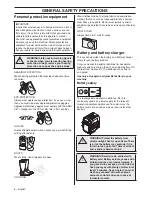 Preview for 8 page of Husqvarna 536LiHE3 Operator'S Manual