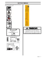 Preview for 3 page of Husqvarna 536LiRX Operator'S Manual