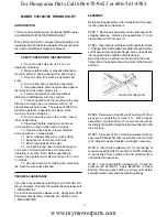 Preview for 3 page of Husqvarna 539104726 Quick Start Manual