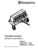 Husqvarna 540000073 Operations & Parts Manual preview