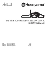 Husqvarna 545 Mark II Operator'S Manual предпросмотр