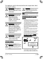 Предварительный просмотр 9 страницы Husqvarna 550H EPOS Operator'S Manual