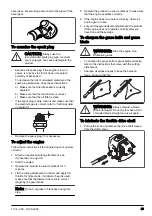 Предварительный просмотр 23 страницы Husqvarna 553RBX Operator'S Manual